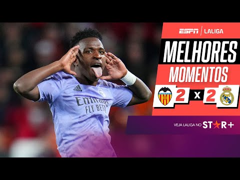 Gols e lances de Valencia x Real Madrid