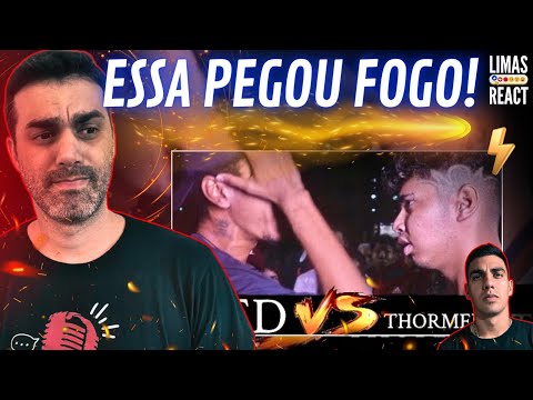 (AULA DE FLOW 😱👏) ZED X THORMENT - SEMI FINAL - EDIÇÃO 101 - BATALHA DO COLISEU | REACT DO LIMASCAST