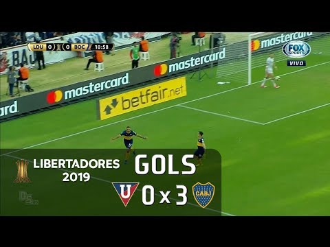 Gols - LDU 0 x 3 Boca Juniors - Libertadores 2019