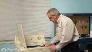 Washing Machine Repair: Replacing the Bleach Dispenser - White (Whirlpool Part # WP3362952)