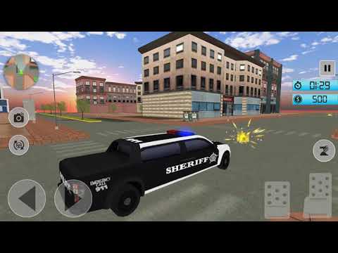 US Police Limo Transport Driving & Parking