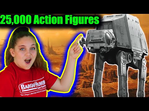 , title : '25,000 Action Figures Abandoned Storage Star Wars Hot Wheels Unboxing'