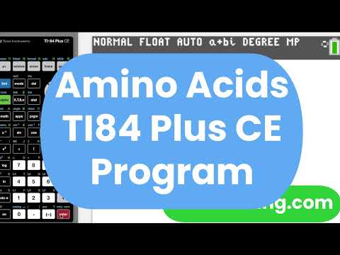 Amino Acids TI-84 Plus CE Demo