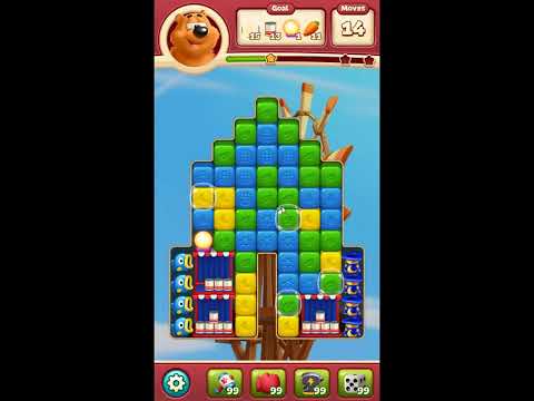 Toon Blast Level 8437 - NO BOOSTERS 🐻🐺🐱 | SKILLGAMING ✔️