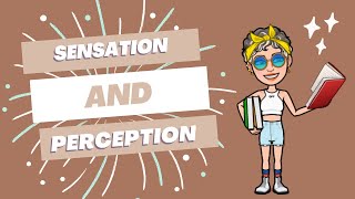 ✧ Sensation and Perception ✧