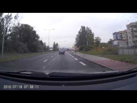 Schowany patrol policji