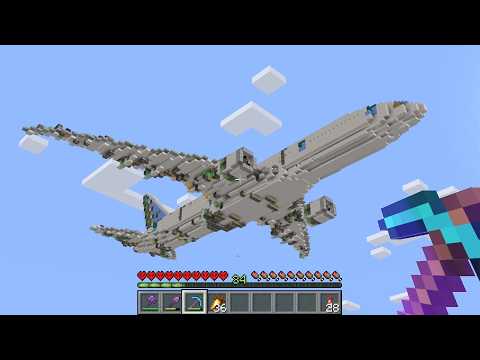 Aku Membuat Pesawat Minecraft yang Beneran Bisa Terbang
