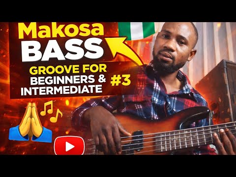 Makosa Bass Groove #3 🔥 | Easy African Bass Groove for Beginners & Intermediate