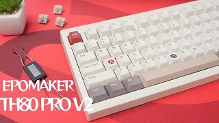 EPOMAKER TH80 PRO2を徹底解説 静穏スイッチが凄い！