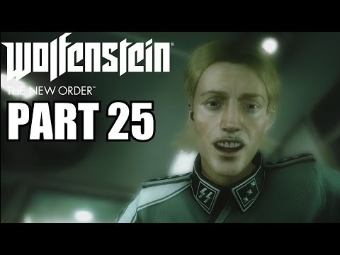 Wolfenstein The New Order Walkthrough Part 25 - PS4 Gameplay Review With Commentary 1080P