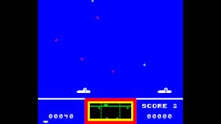 Arcade Game: Invinco/Deep Scan (1979 Sega)