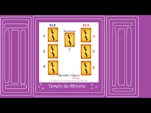 Baralho Cigano & Magia: Templo de Afrodite - Tiragem 