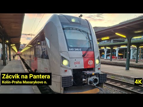 Cabview #24 / Zácvik na Pantera / Kolín-Praha Masarykovo n. / strojvedouci.com (4K)