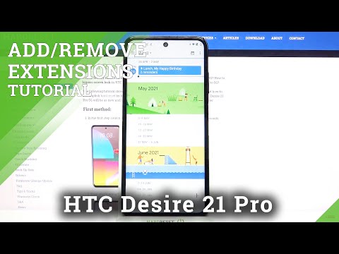 Add Reminder - HTC Desire 21 Pro & Calendar App