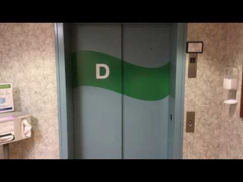 Elkins, WV: Older ThyssenKrupp Traditional & Dover Classic Hydraulic Elevators (C & D) at the DMC