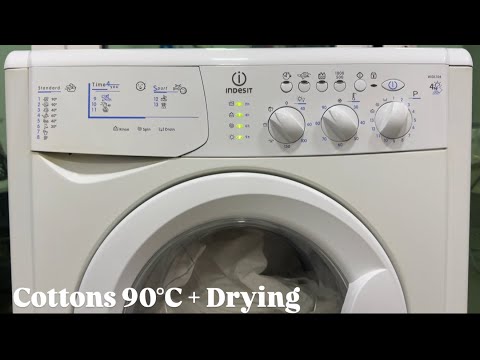 Indesit WIDL106: Cottons 90 + Drying
