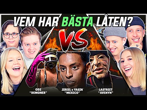 VEM HAR BÄSTA LÅTEN? (Yasin x Jireel, LaStreet, ODZ) | Swedish Rap Reaction | #15