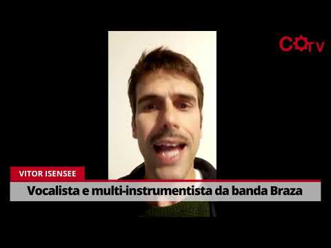 Vitor Isensee, vocalista e multi-instrumentista da banda Braza, se solidariza com o DCO