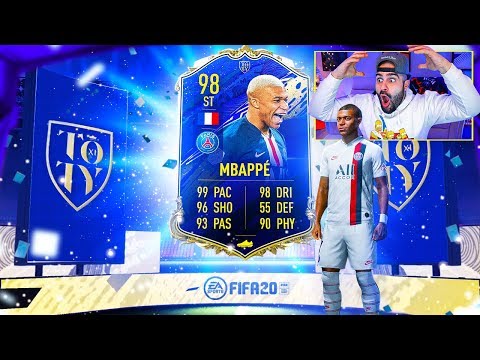 OMG! I GOT TOTY 98 MBAPPE!! THIS IS INSANE! FIFA 20