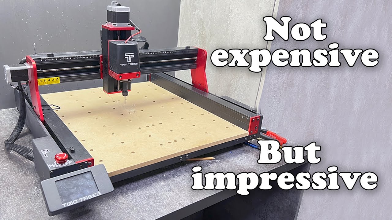 Inexpensive but Impressive Amateur CNC Milling Machine: Unpacking and Reviewing Two Trees TTC450 Pro