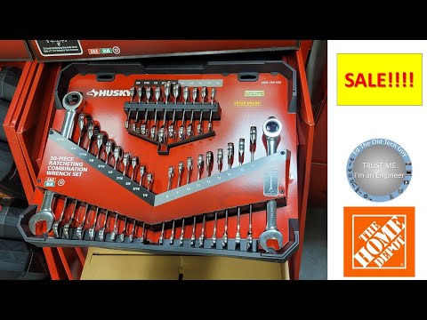 This $59.88 Husky Ratcheting Wrench Set is INSANE