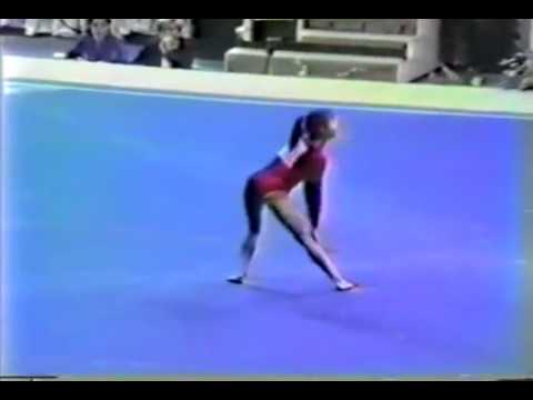 1ST T URS Elena Shushunova FX   1985 World Gymnastics Championships 10 00