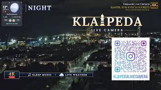 4K LIVE Klaipeda, Lithuania 🌙 Sleep Music & Relaxation | Night by the Lagoon