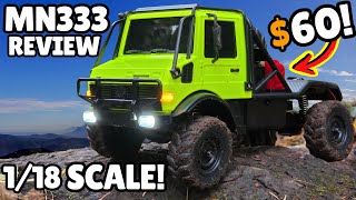 1/18 Scale Hardbody Unimog for ONLY $60!! - MN333 Unimog Review