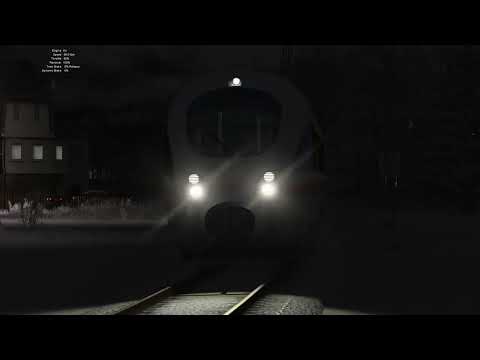 ICE Train #732 Passenger Service near Weilheim