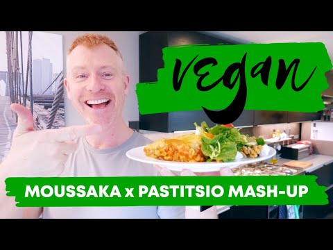 How To Make VEGAN Moussaka & Pastitsio COMBO MEAL (Greek) | LDN Vegans