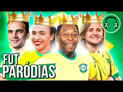 ♫ OS REIS E AS RAINHAS DO FUTEBOL: TUDO BR! | Paródia Café - Vitão