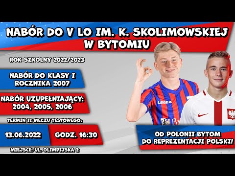 Trwa nabór do licealnych klas sportowych Akademii Piłkarskiej Polonii Bytom na rok szkolny 2022/2023