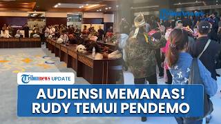 Audiensi Memanas! Gubernur Kaltim Temui Pendemo dan Setujui Hak Angket hingga Disebut Arogan