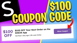 you have to use this $100 SHEIN Coupon Code | SHEIN $100 Promo Code for existing customers...