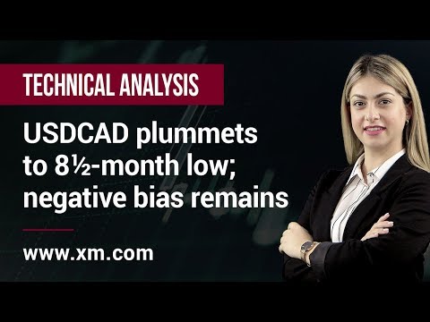 Technical Analysis: 12/07/2019 - USDCAD plummets to 8½-month low; negative bias remains