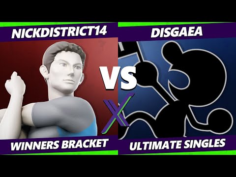 S@X 409 Winners Bracket - NickDistrict14 (Wii Fit Trainer) Vs. Disgaea (Game & Watch) Smash Ultimate