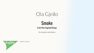 "Smoke" from New England Songs, by Ola Gjeilo