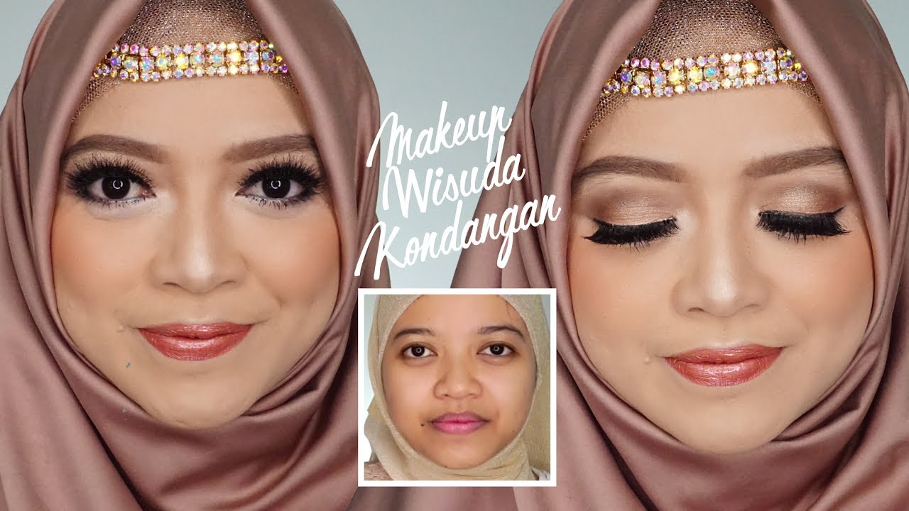 Tutorial Makeup Wedding Muslim Tanpa Softlens | Soft Glam Makeup  Inivindy
