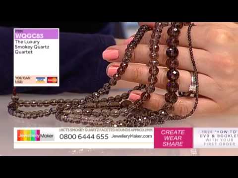 How to Make Beaded and Corded Jewelery: JewelleryMaker LIVE 1/03/2015