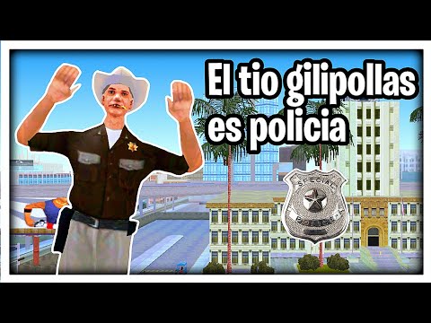 The idiot guy is a police officer - GTA San Andreas talking android