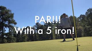 One Club Challenge. Holes 10-12 with Jake at Cedar Lake