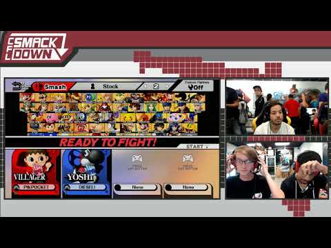 CFL Smackdown 172 WiiU - PikPocket (Villager) vs Diesel (Yoshi) - Winners R2