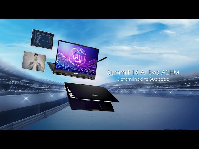 MSI Summit 16 AI Evo A2HMTG-042FR Intel Core Ultra 7 255H/32GB/1TB SSD/16" Táctil Teclado Francés video