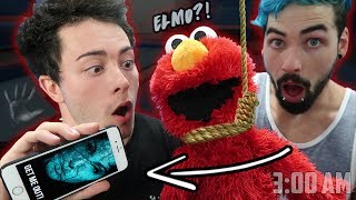 (SIRI INSIDE ELMO) DO NOT PLAY WITH ELMO AND SIRI AT 3 AM | ONE MAN HIDE AND SEEK WITH SIRI AND ELMO