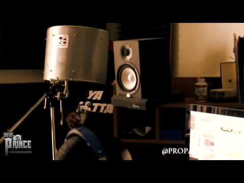 @PROPAINPROTEIN @DARRYLRILEY TV WITH STYLES P RECORDING SESSION @416PINCEBEATZ