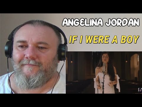 ANGELINA JORDAN - IF I WERE A BOY [Piano Diaries by Toby Gad] (REACTION)