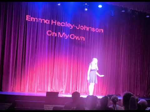 Emma singing "On My Own" at Brookwood's Thespy Showcase
