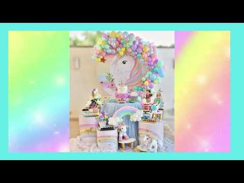 20 ideias de decoração para festa de unicornio [FESTA UNICORNIO]