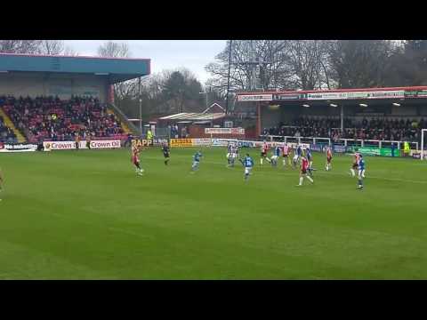 SHEFFIELD UNITED AWAY AT ROCHDALE (All 3 Goals) 4/3/17