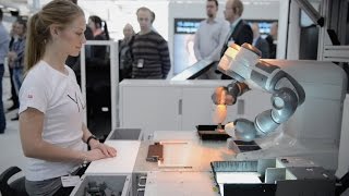 YuMi at Hannover Fair 2015 Overview  - ABB Robotics